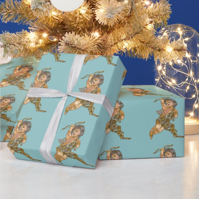 Papel De Regalo Ángel de Navidades de Guardian (Vacaciones)
