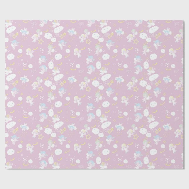 Papel De Regalo Ángel del cielo (Superficie plana)
