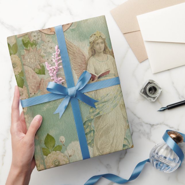 Papel De Regalo Ángel Navidades Bells (Regalar)
