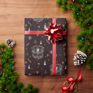 Papel De Regalo Ángel Navidades góticos oscuros