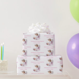 Papel De Regalo Ángel viendo el bautismo de las niñas