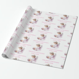 Papel De Regalo Ángel viendo el bautismo de las niñas