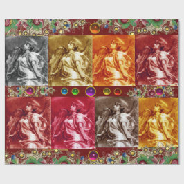 Papel De Regalo ÁNGELES, CARACTERÍSTICAS, GEMSTONES, Navidades Gol