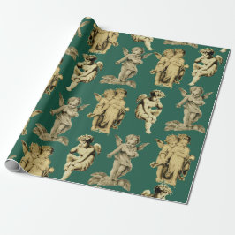 Papel De Regalo Ángeles de Cherub agudos festivos