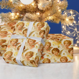 Papel De Regalo Ángeles del Renacimiento