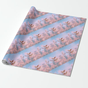 Papel De Regalo Ángeles en el cielo