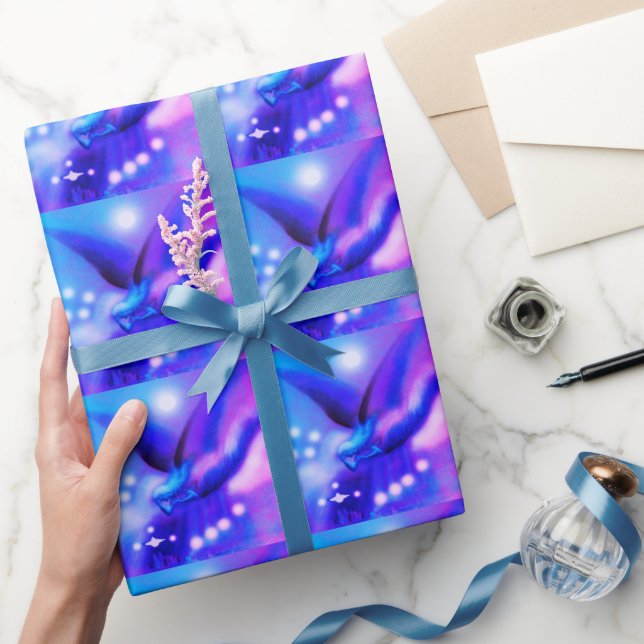 Papel De Regalo Ángeles voladores festivos (Regalar)