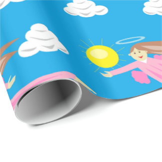 Papel De Regalo Angelina Angel
