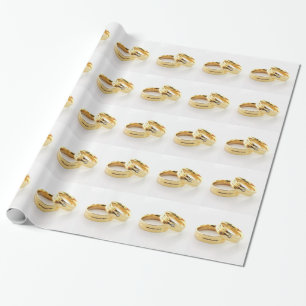 Papel De Regalo Anillos bodas