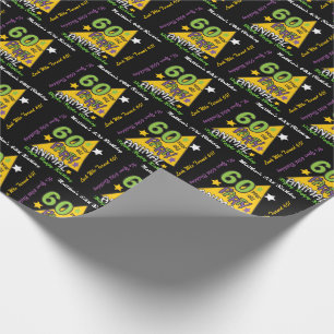 Papel De Regalo Animal Fiesta de 60 años - 60 cumpleaños