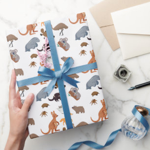 Papel De Regalo Animales de Australia Aussie Wildlife