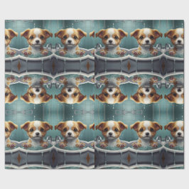 Papel De Regalo Animales de Buddies en tiempo de baño