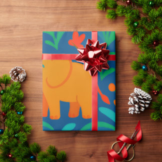 Papel De Regalo Animales de la jungla