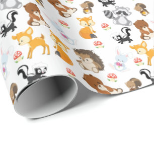 Papel De Regalo Animales del arbolado