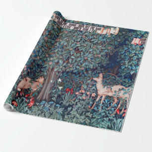 Papel De Regalo Animales en el bosque, William Morris