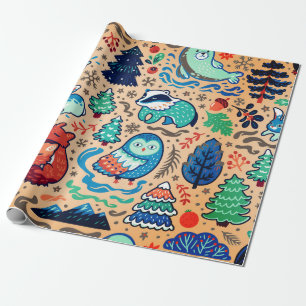 PAPEL DE REGALO ANIMALES EN NAVIDADES FORESTALES ENVÍO