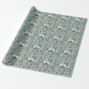 Papel De Regalo Animales Forestales: Invernadero Sin Marea.
