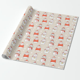 Papel De Regalo Animales Navidades