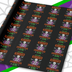 Papel De Regalo Aniversario de bodas número 22 Spooktacular de Hal
