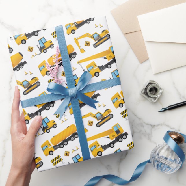 Papel De Regalo Aniversario de la Construcción Cuta Niños Regalos  (Regalar)