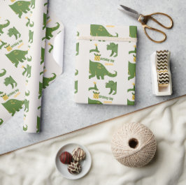 Papel De Regalo Aniversario de la muerte de los animales del Fiest