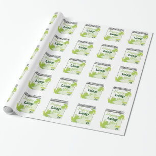 Papel De Regalo Año bisiesto 29 de febrero feliz