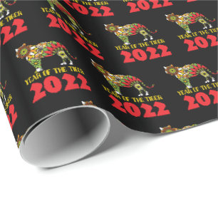 Papel De Regalo Año chino del tigre 2022