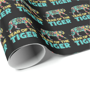 Papel De Regalo Año chino del tigre - Mandala