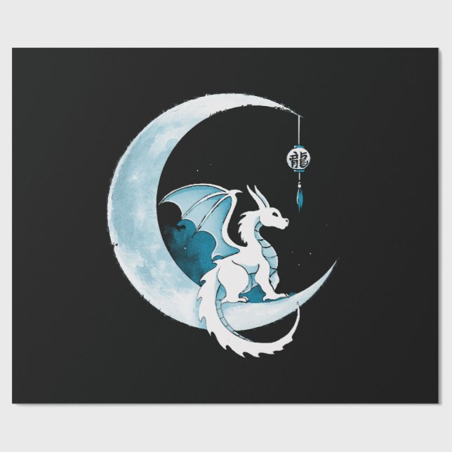 Papel De Regalo Año del Dragón (Superficie plana)