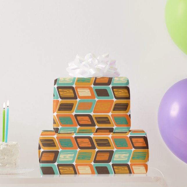 Papel De Regalo Años 1970 (Regalos de fiesta)