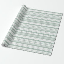 Anson Green Stripe Wrappe Paper