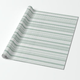 Papel De Regalo Anson Green Stripe Wrappe Paper