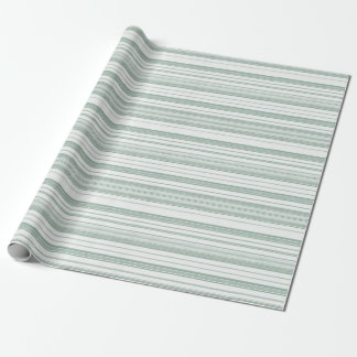 Papel De Regalo Anson Green Stripe Wrappe Paper