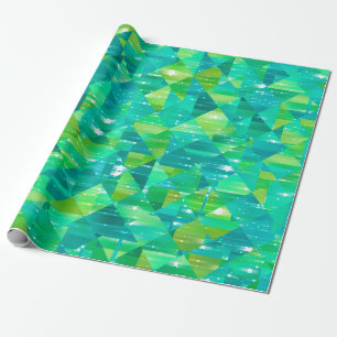 Papel De Regalo Antecedentes abstractos. mosaico verde