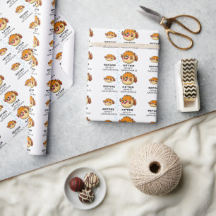 Papel De Regalo Antes y después de ir a la abuela Funny Nana