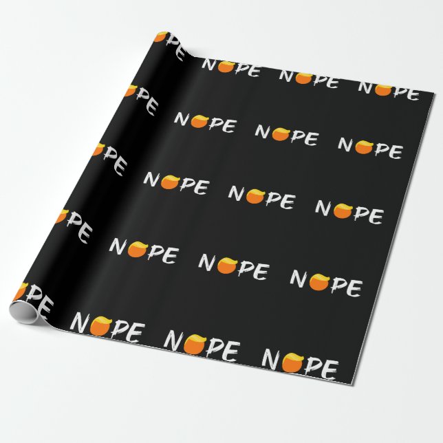 Papel De Regalo Anti-Trump - edición No-II (Desenrollado)