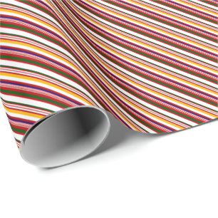 Papel De Regalo Antiguas bandas de caramelo de moda (pequeña escal