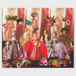 PAPEL DE REGALO ANTIGUAS BOMBAS ITALIANAS Y FIESTA MASQUERADE DE M