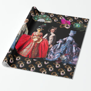 PAPEL DE REGALO ANTIGUAS BOMBAS ITALIANAS Y FIESTA MASQUERADE DE M