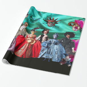 PAPEL DE REGALO ANTIGUAS BOMBAS ITALIANAS Y FIESTA MASQUERADE DE M