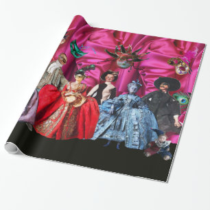 PAPEL DE REGALO ANTIGUAS BOMBAS ITALIANAS Y FIESTA MASQUERADE DE M