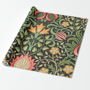 Papel De Regalo Antigüedad floral persa William Morris