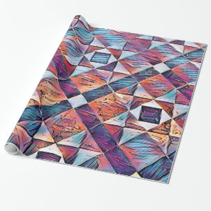 PAPEL DE REGALO ANTIGUO SUELO DE BALDOSAS DE INGLATERRA