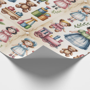 Papel De Regalo Antiguos Navidades de Toy Shop
