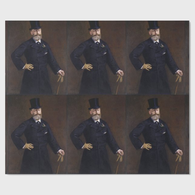 Papel De Regalo Antonin Proust de Eduardo Manet (Superficie plana)