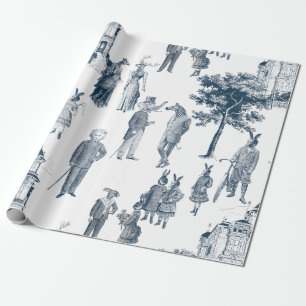 Papel De Regalo antropomorfo antropomorfo antigüo de los animales