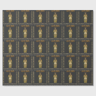 Papel De Regalo Anubis Guardián Intrépido de la Tumba Antiguo Egip