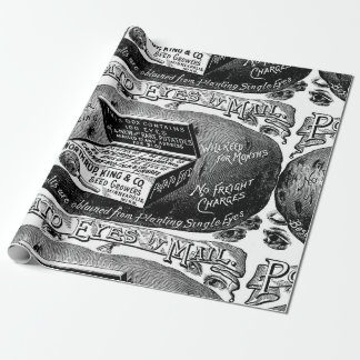 Papel De Regalo Anuncio de patatas antiguas extrañas