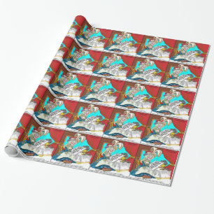 Papel De Regalo Anuncio de servicio público divertido de María Ant