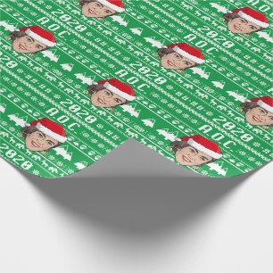 Papel De Regalo AOC 2020 Suéter Feo de Navidad